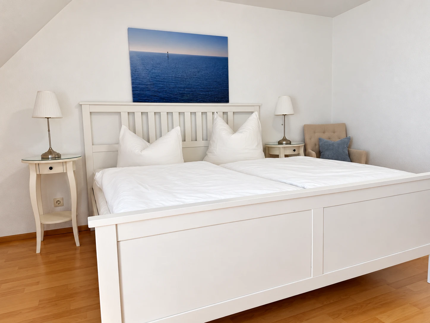 Zweites Schlafzimmer mit Doppelbett